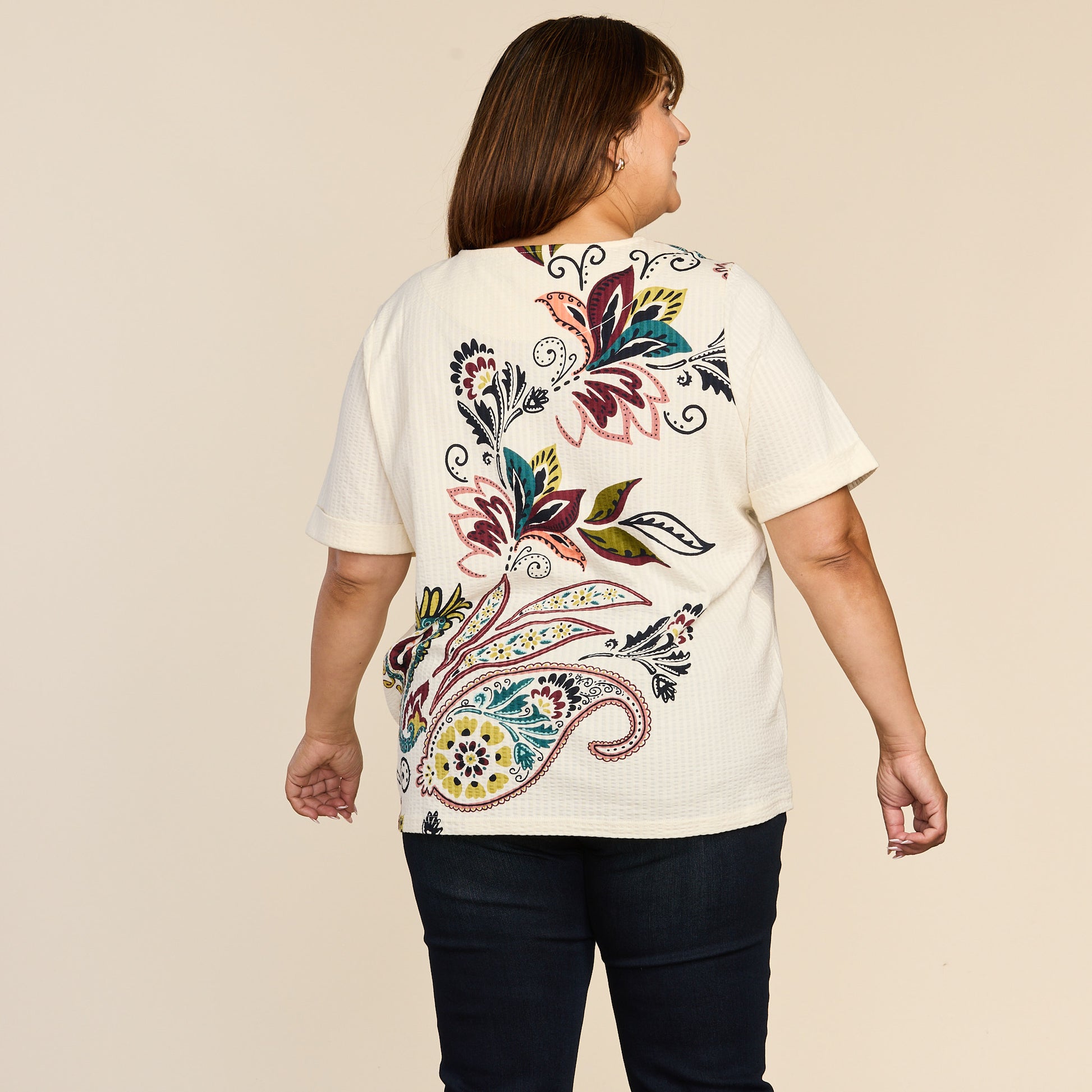 Antique White Back Detail Women