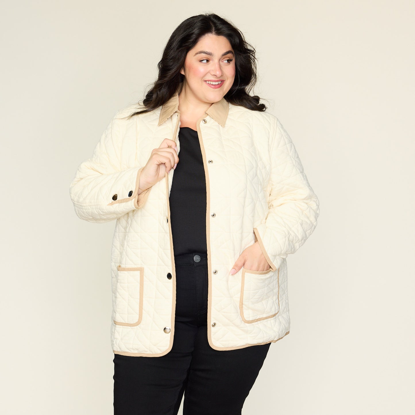 Antique White Front Detail Women