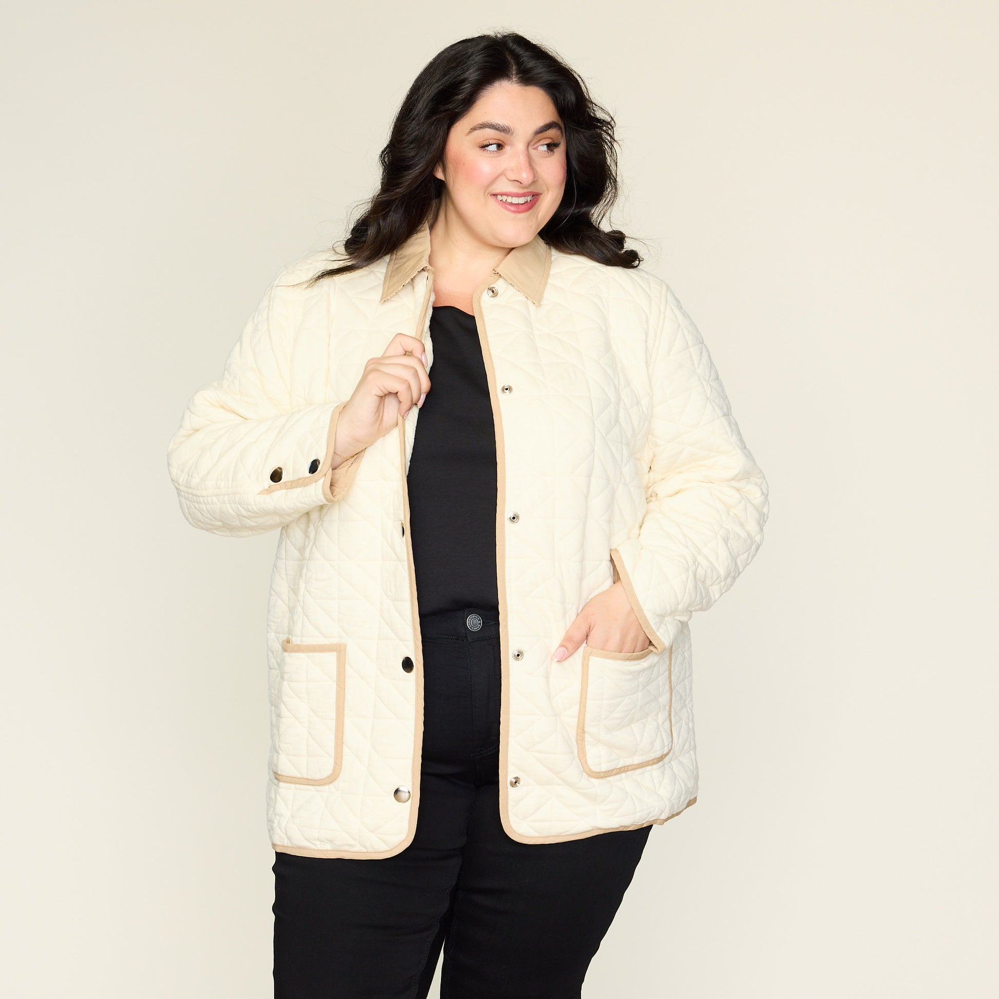 Antique White Front Detail Women