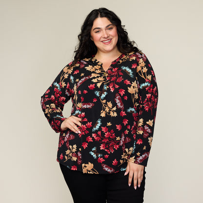 Black Front Detail Women