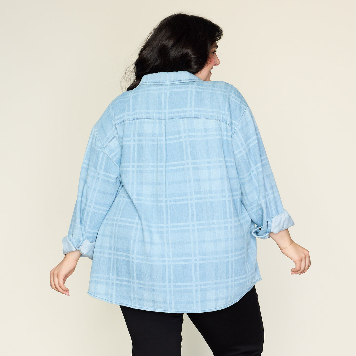 Medium Stonewash Back Detail Women
