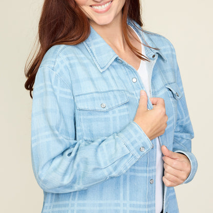Medium Stonewash Pocket Detail Missy