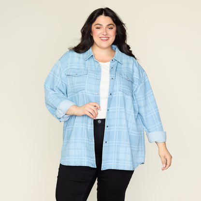 Medium Stonewash Front Detail Women