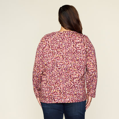 Burgundy Back Detail Women