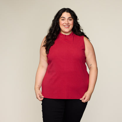 Red Amaryllis Front Detail Women
