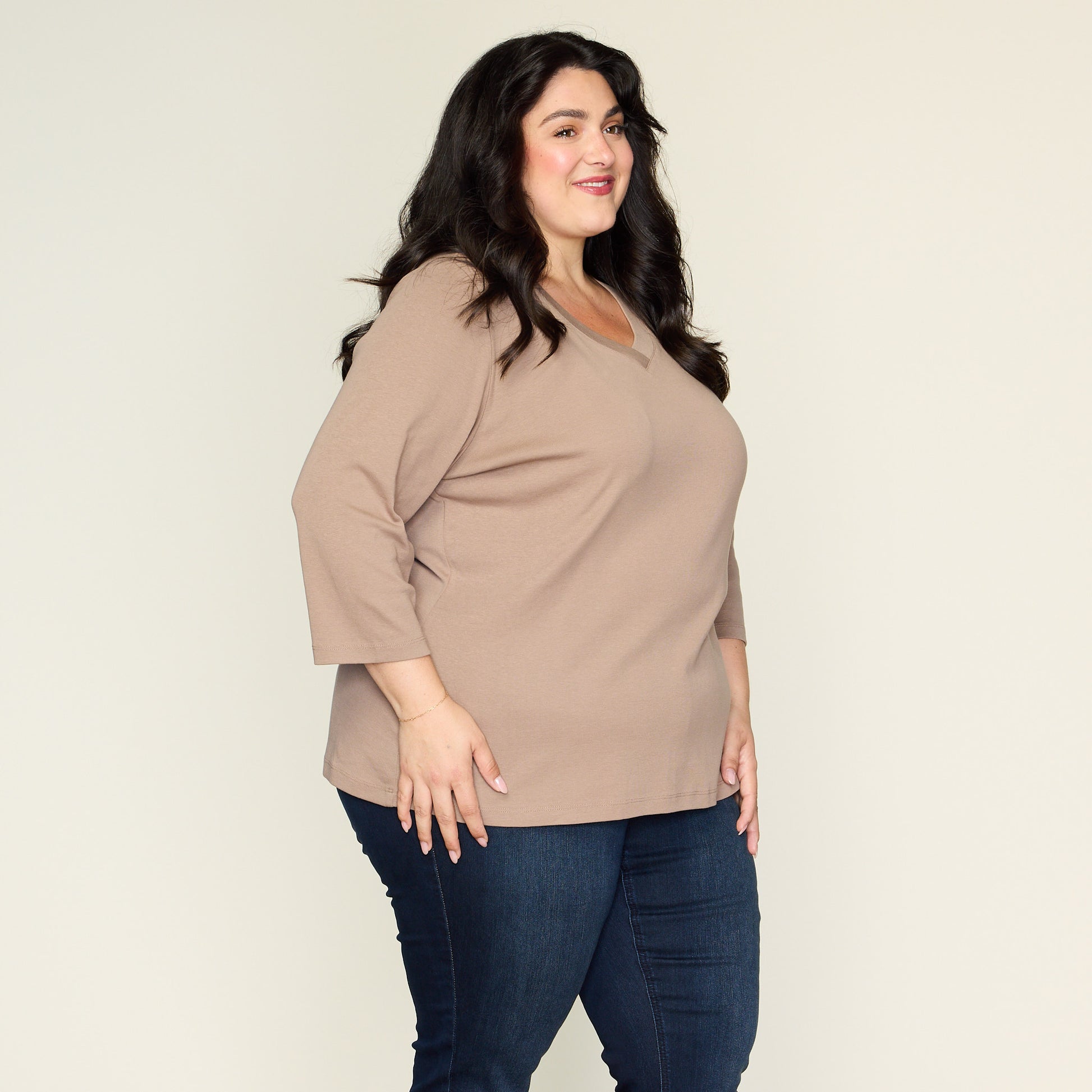 Fossil Taupe Side Detail Women