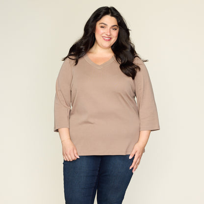 Fossil Taupe Front Detail Women
