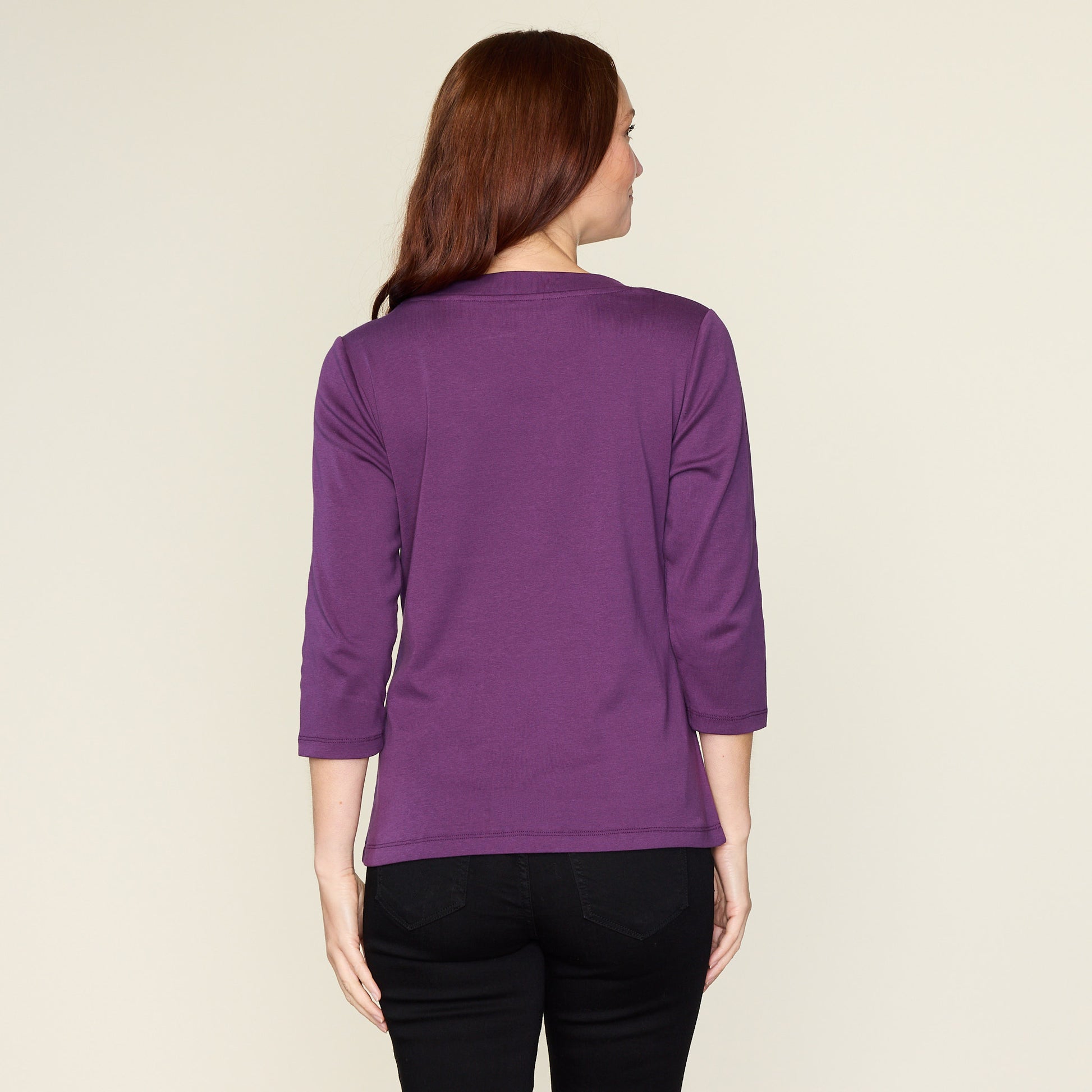 Plum Purple Back Detail Missy
