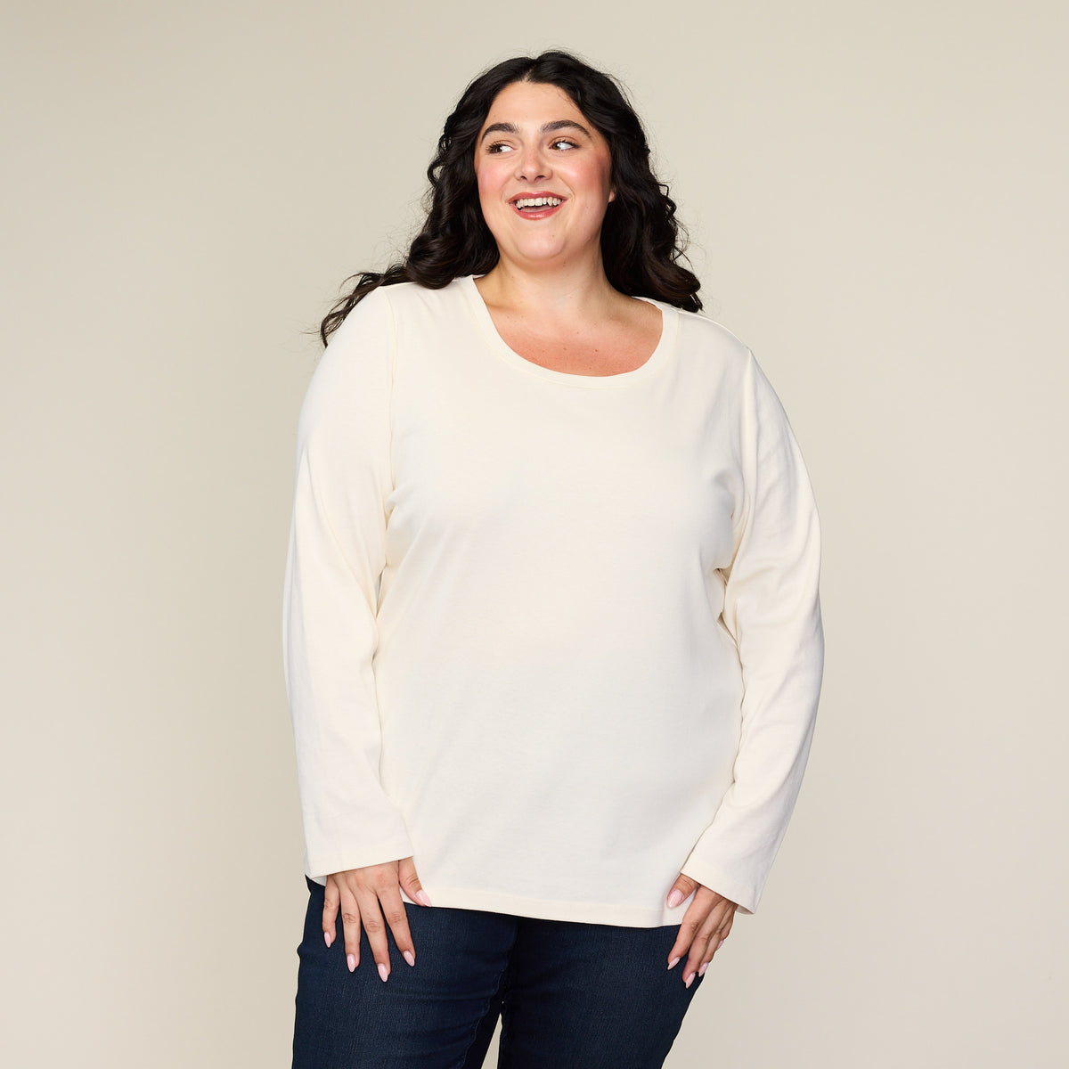 Antique White Front Detail Women