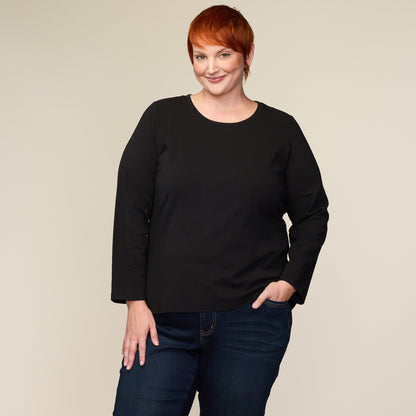 Black Front Detail Women