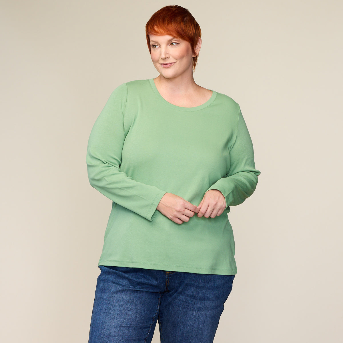 Sage Green Front Detail Women