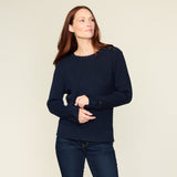 Navy Blazer Front Detail Missy