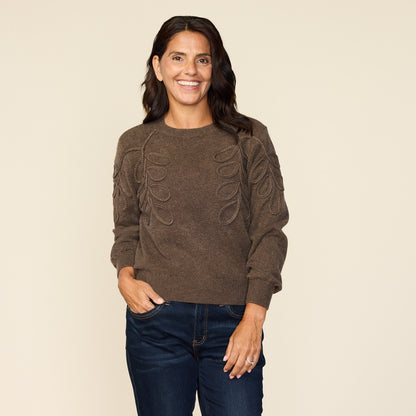 Brown Front Detail Missy