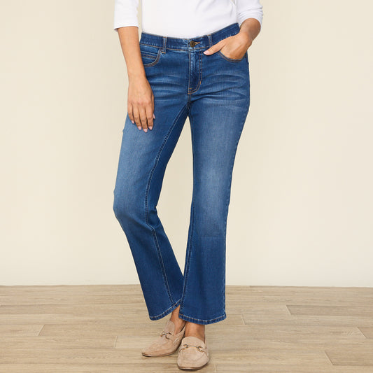 Med Stonewash Front Detail Missy