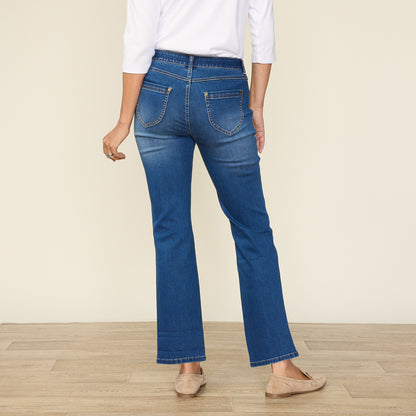 Med Stonewash Back Detail Missy