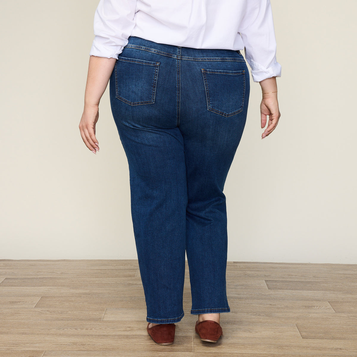 Dark Wash Back Detail Women