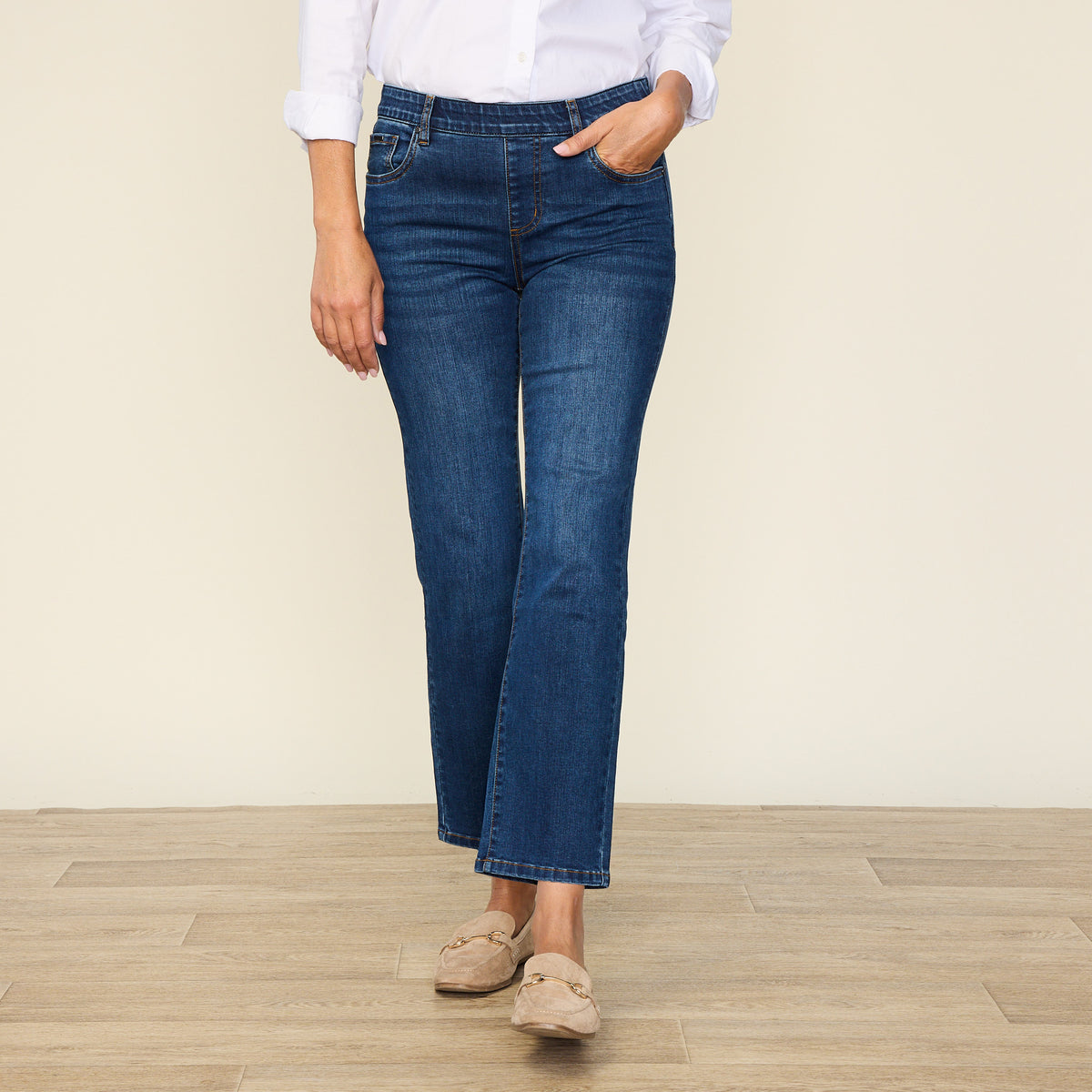 Dark Wash Front Detail Missy