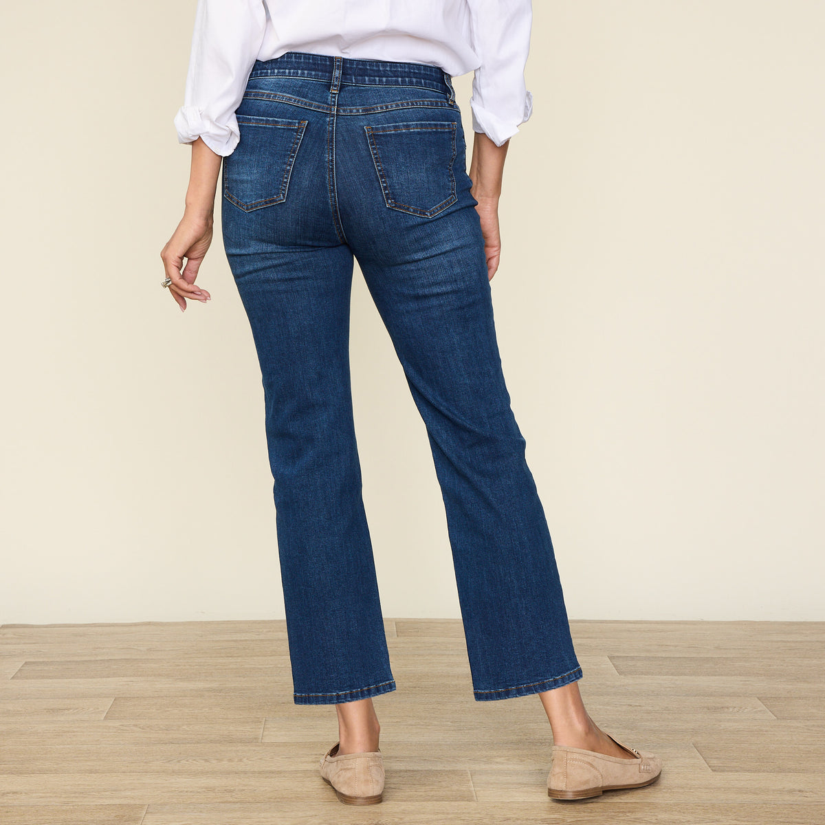 Dark Wash Back Detail Missy
