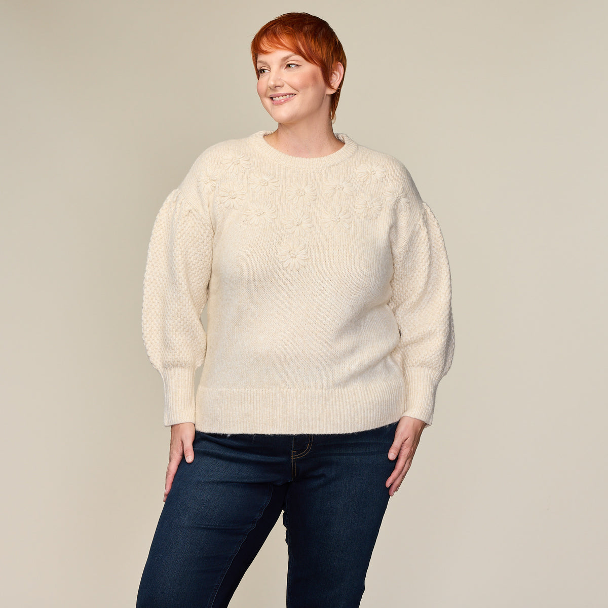Ivory Front Detail Women