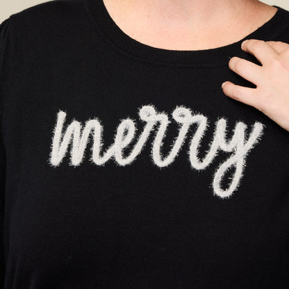 Black Yarn Detail Women