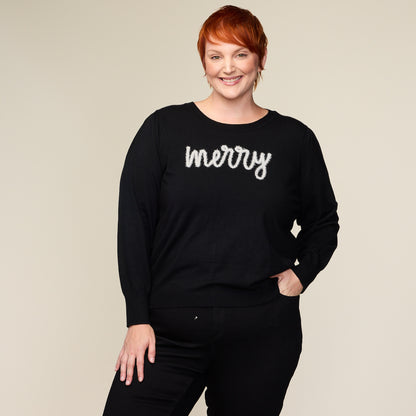Black Front Detail Women