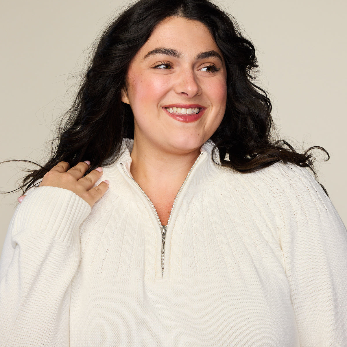 Marshmallow Neckline Detail Women