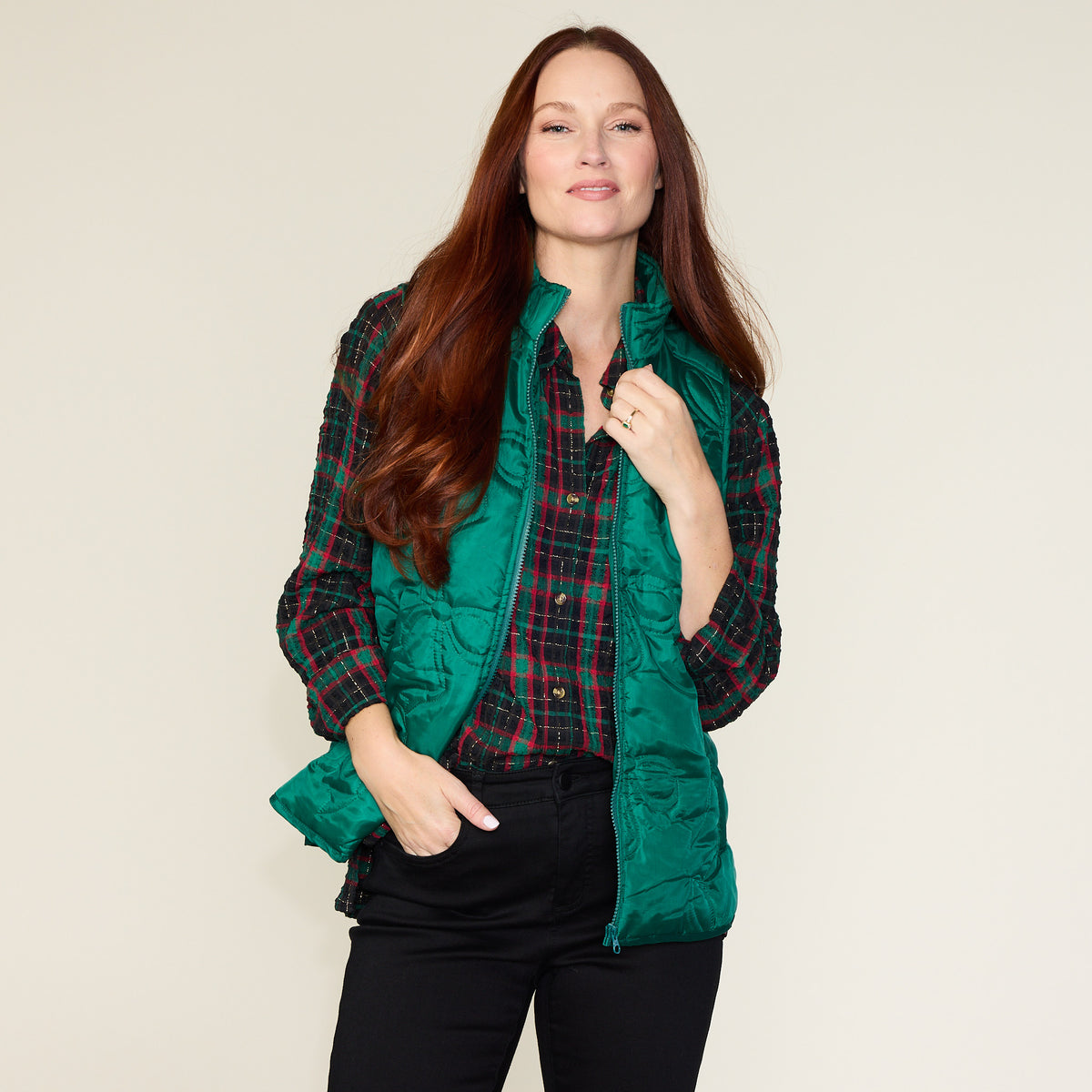 Evergreen Front Detail Missy
