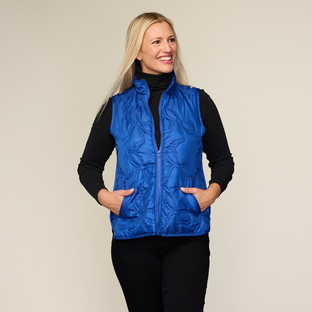 Blue Beauty Front Detail Missy