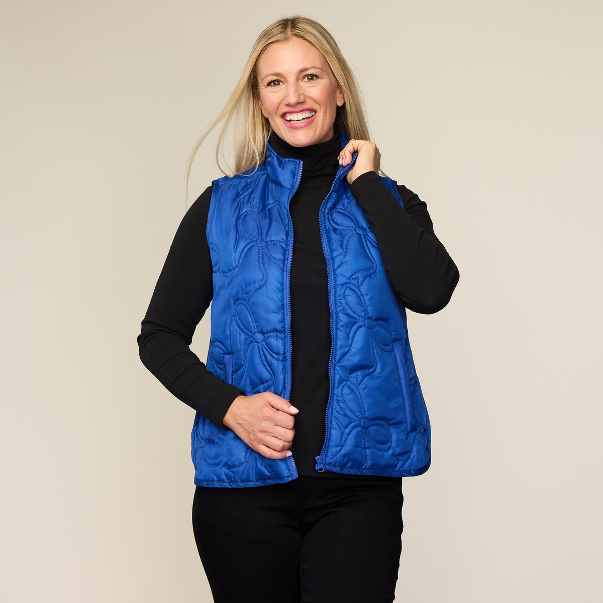 Blue Beauty Front Detail Missy
