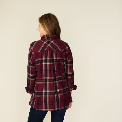 Burgundy Back Detail Missy