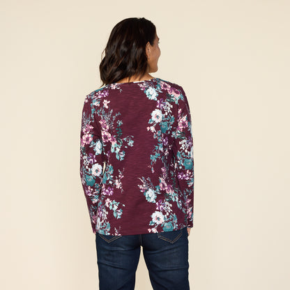 Plum Wine Back Detail Missy