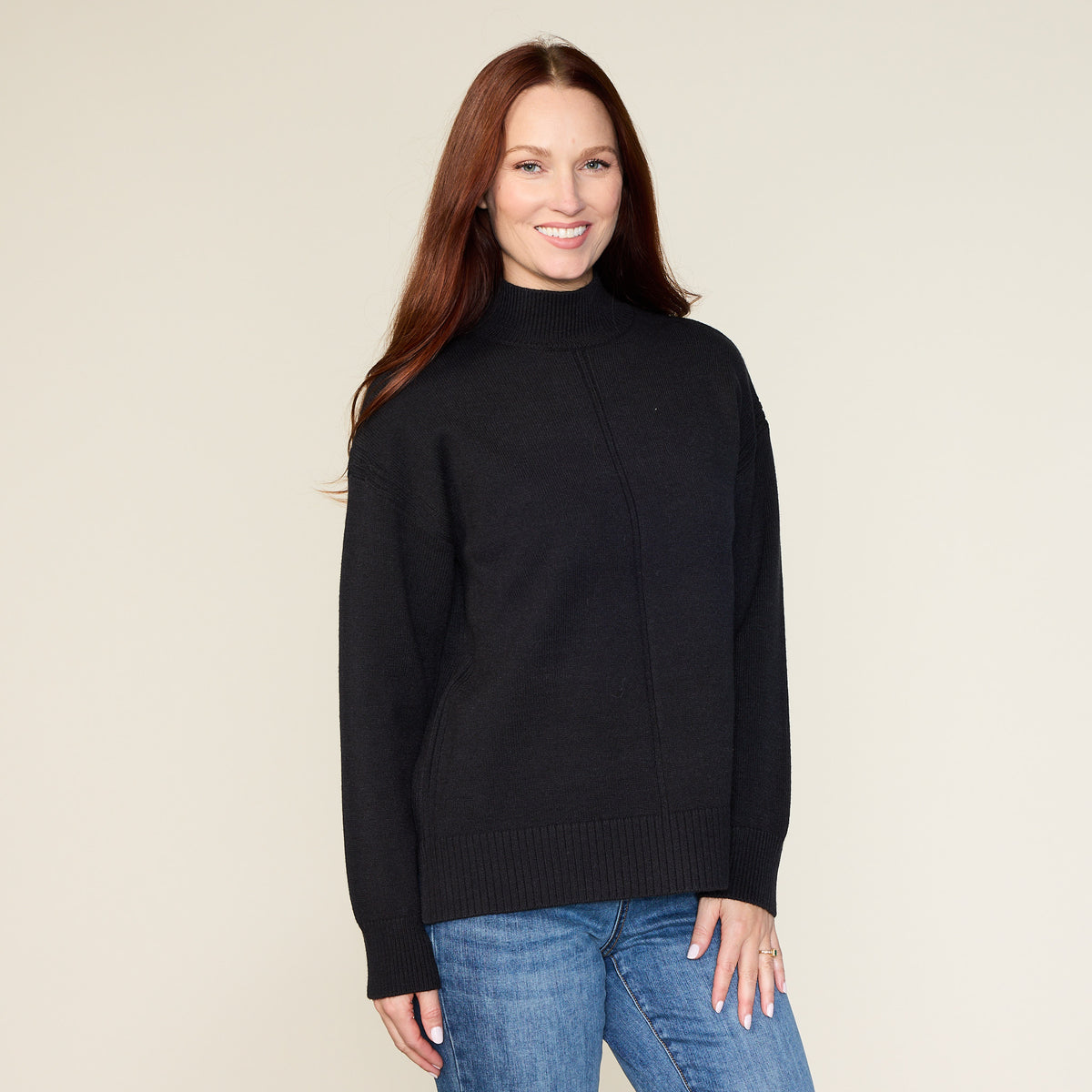 Black Front Detail Missy