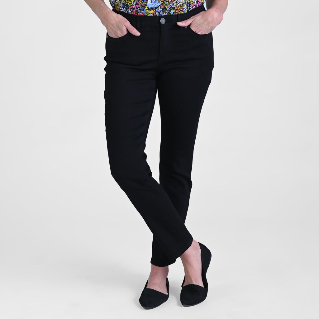 Signature Slimming Shaped Fit Tapered Leg Jean Black Christopher