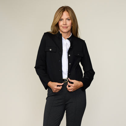 Black Front Detail Missy