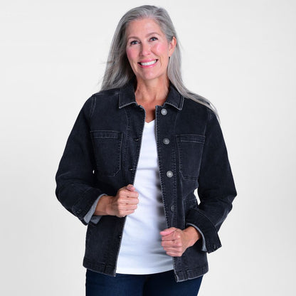 Stretch Relaxed Denim Jacket