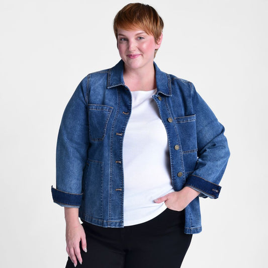 Stretch Relaxed Denim Jacket