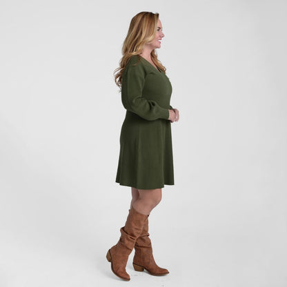 Rifle Green Side Detail Missy