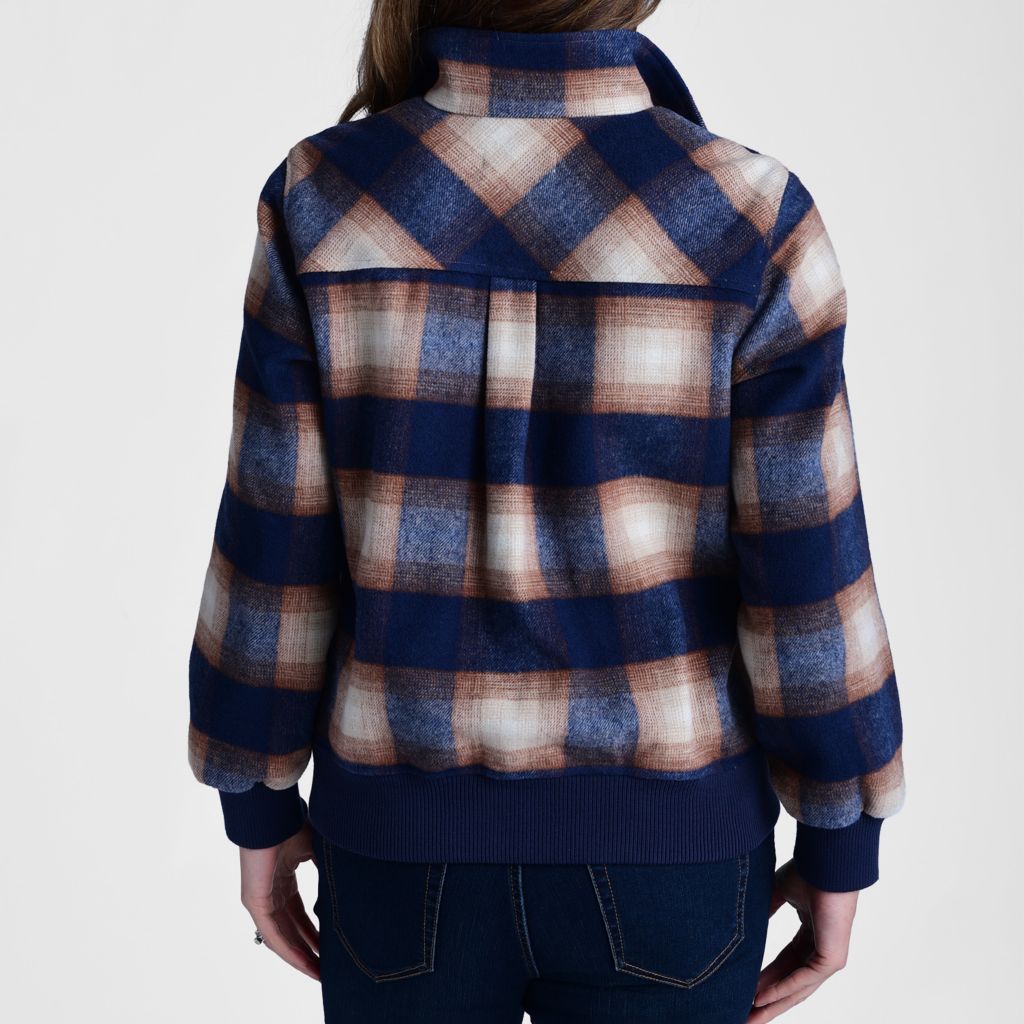Navy Blazer Back Detail Missy