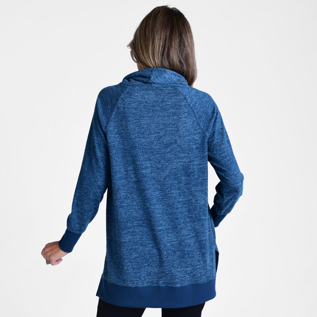 Cowl Neck Long Sleeve Tunic