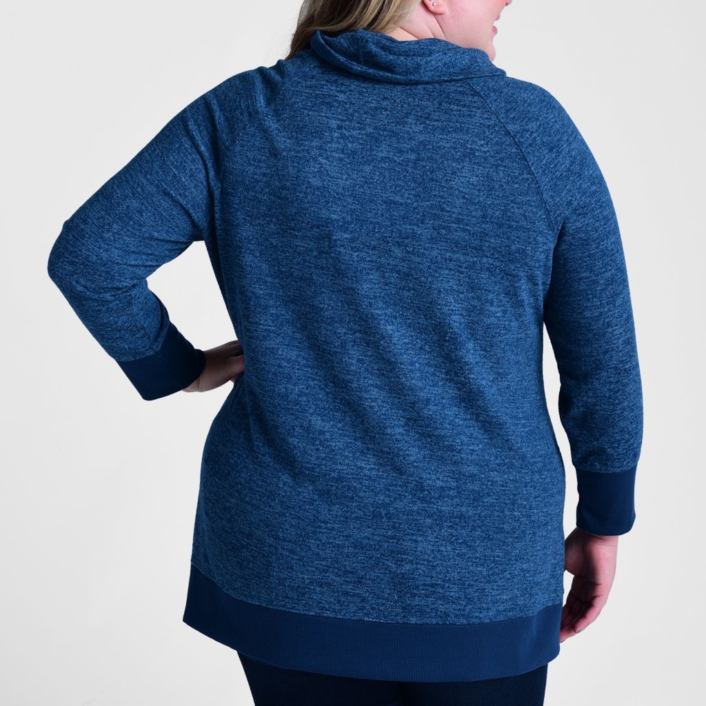 Cowl Neck Long Sleeve Tunic