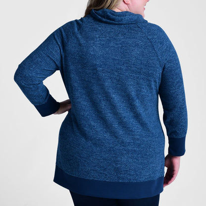 Cowl Neck Long Sleeve Tunic