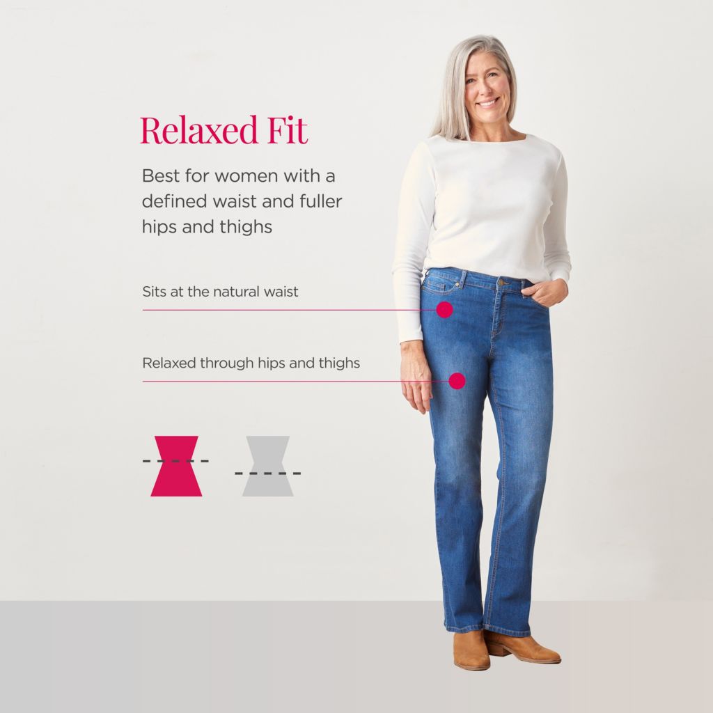 Relaxed Fit Denim Trouser