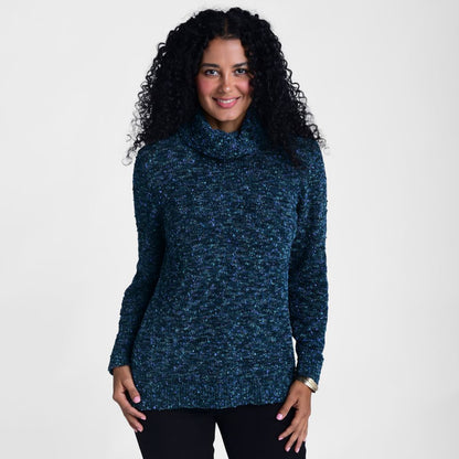 Speckled Turtleneck Sweater