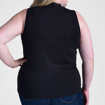 Sleeveless Mock Neck Perfect Tank