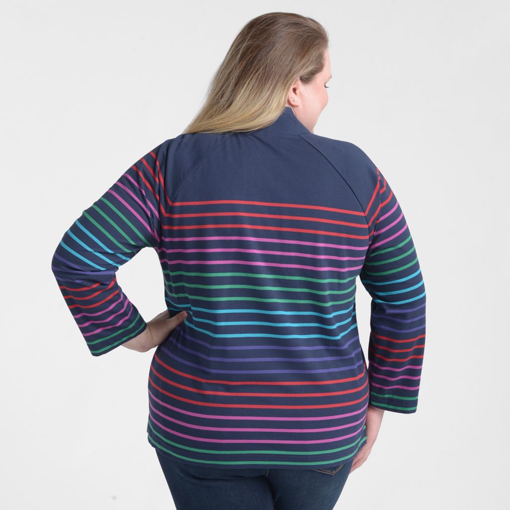 Multi Stripe Back Detail Women