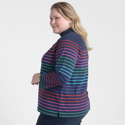 Multi Stripe Side Detail Women