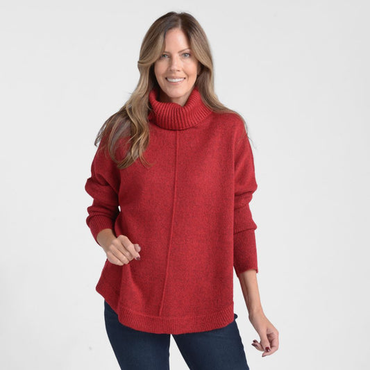 Cowl Neck Dolman Sleeve Sweater