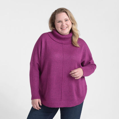 Cowl Neck Dolman Sleeve Sweater