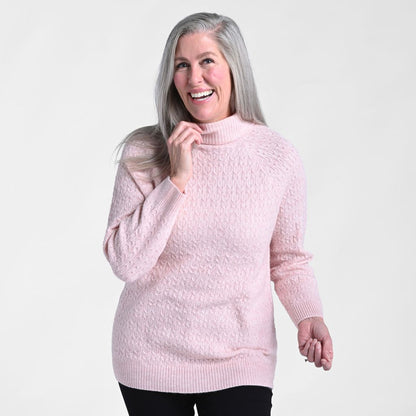 Cable Stitch Turtleneck Sweater