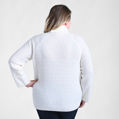 Cable Stitch Turtleneck Sweater